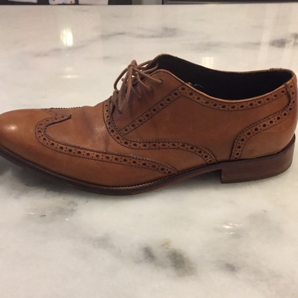 EUC Cole Haan Williams Wing II British Tan Size 12 - Picture 4 of 8